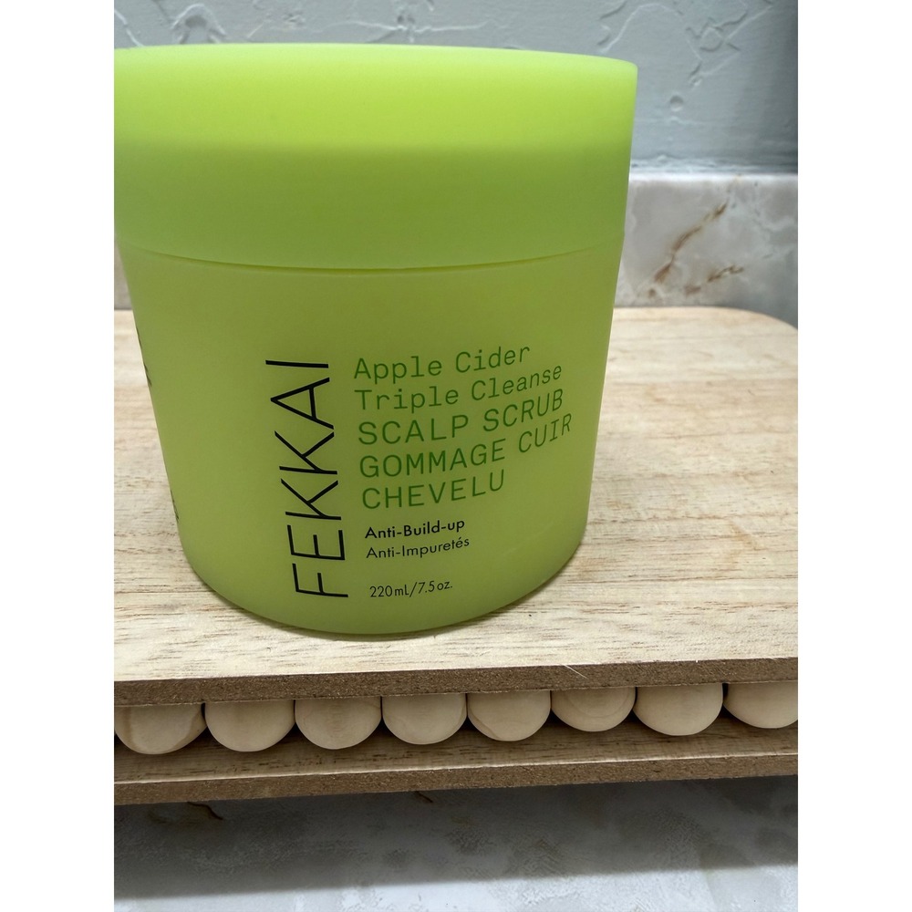 Fekkai Apple Cider Triple Cleanse Scalp Scrub 7.5oz Anti-Build-Up FKR104603 NEW